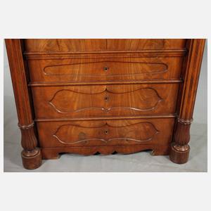 Außergewöhnlicher Biedermeiersekretär mit Kommode