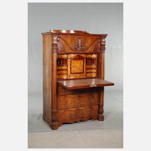 Außergewöhnlicher Biedermeiersekretär mit Kommode