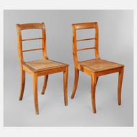 Paar Stühle Biedermeier111