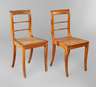 Paar Stühle Biedermeier