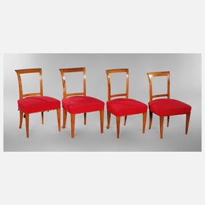 Vier Biedermeierstühle