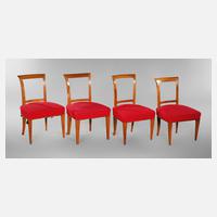 Vier Biedermeierstühle111