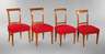 Vier Biedermeierstühle