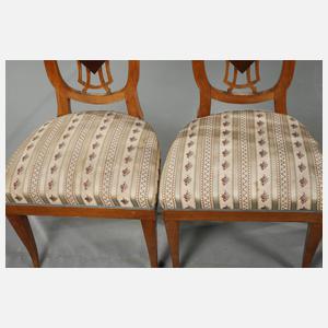 Vier Biedermeierstühle