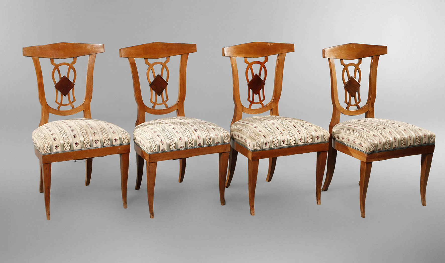 Vier Biedermeierstühle