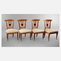 Vier Biedermeierstühle111