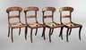 Vier Stühle Biedermeier