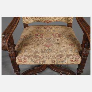 Armlehnsessel im Barockstil