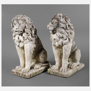 Paar Gartenplastiken