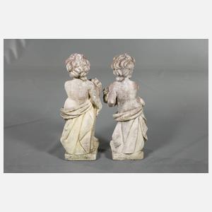 Paar Gartenplastiken