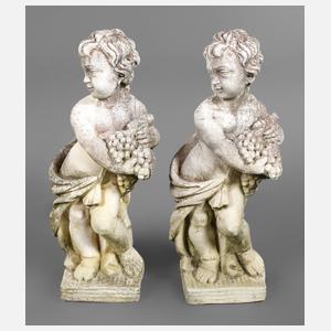 Paar Gartenplastiken