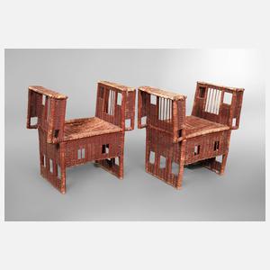 Paar Hocker  Hans Vollmer