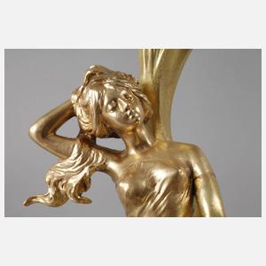 Jugendstil-Tischlampe Charles Emile Jonchery