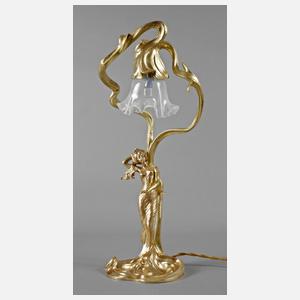 Jugendstil-Tischlampe Charles Emile Jonchery