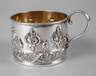 Silber Teeglashalter Jugendstil