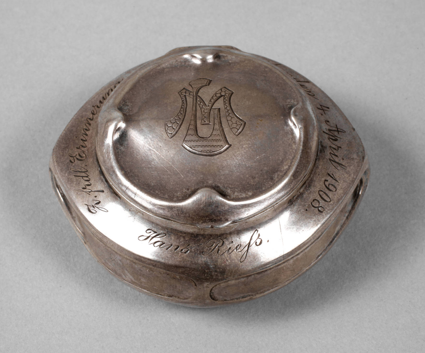 Silberdose Jugendstil