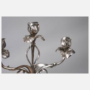 WMF Geislingen Kerzenleuchter Jugendstil