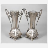 WMF Geislingen Paar Jugendstilvasen111