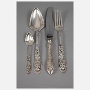 Dänemark Jugendstilbesteck Silber