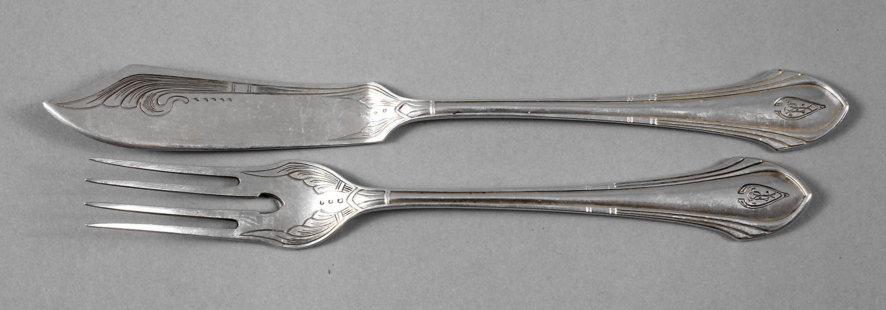 Friedrich Adler Fischgabel und Fischmesser