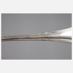 Friedrich Adler zwei Speiselöffel Silber