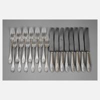 Friedrich Adler zwölf Gabeln und acht Messer111