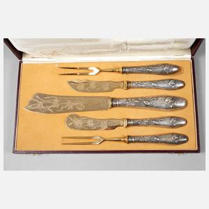 Silber Vorlegebesteck Jugendstil