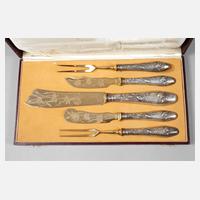 Silber Vorlegebesteck Jugendstil111