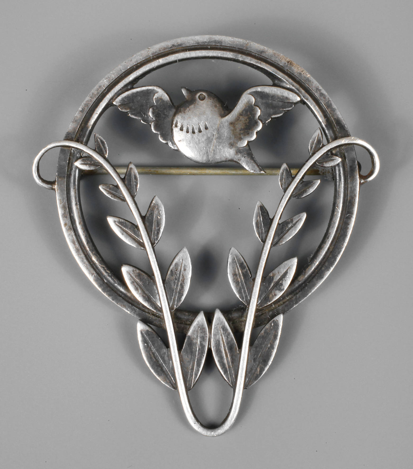 Georg Jensen Silberbrosche