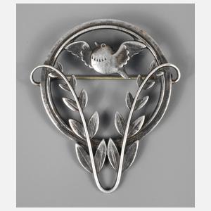 Georg Jensen Silberbrosche