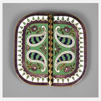 Gürtelschliesse mit Emaileinlage111