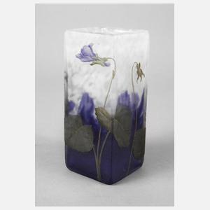 Daum Nancy Vase Veilchendekor