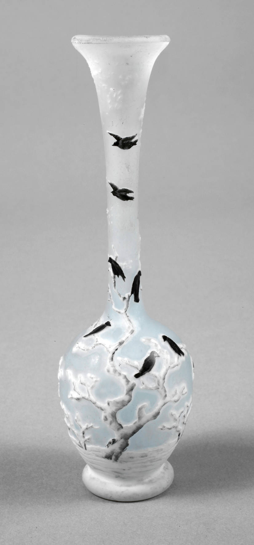 Daum Nancy Vase Winterlandschaft