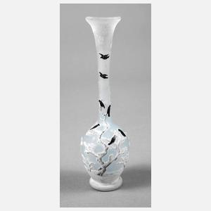 Daum Nancy Vase Winterlandschaft