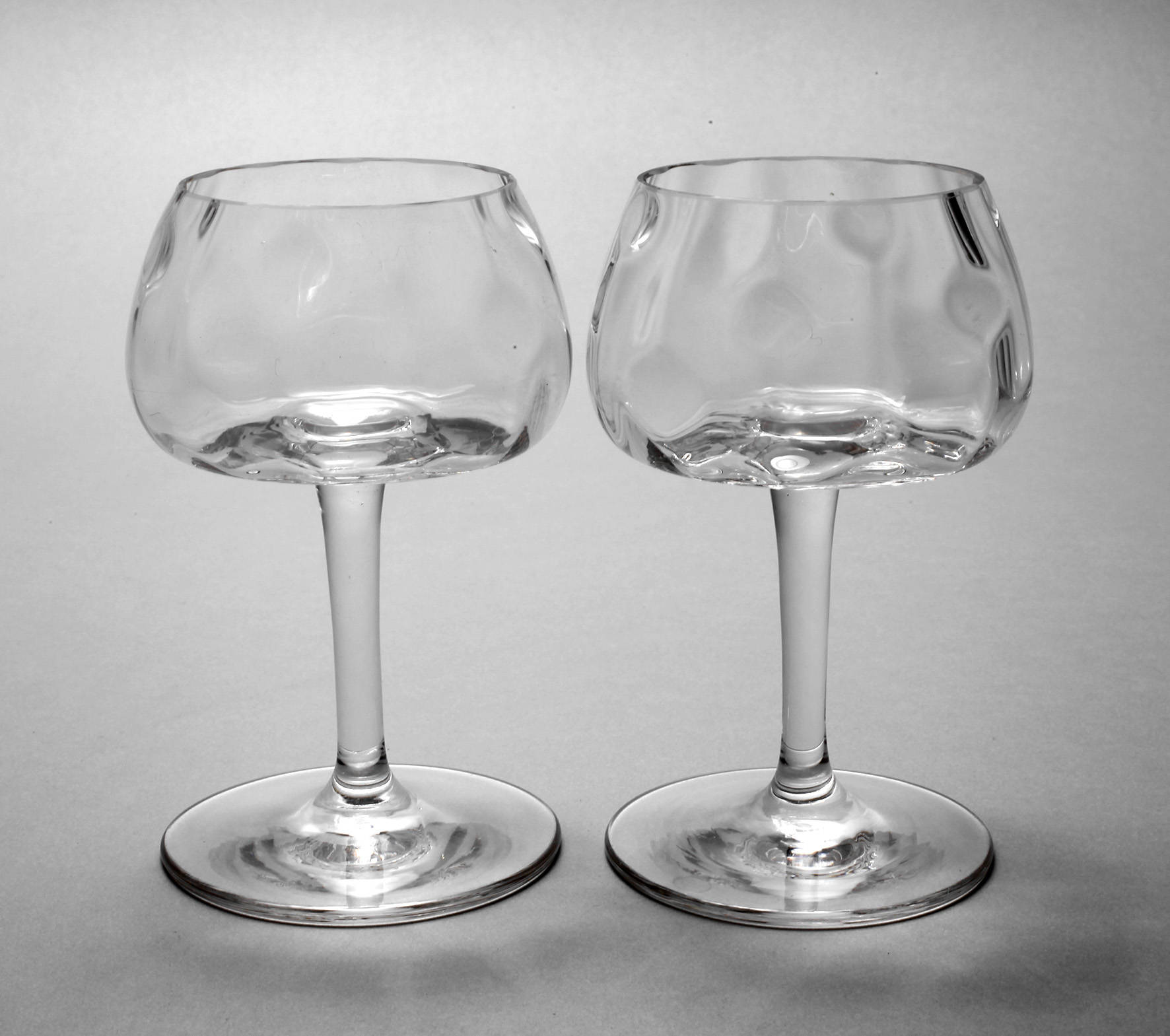 Koloman Moser zwei Likörgläser ”Meteor”