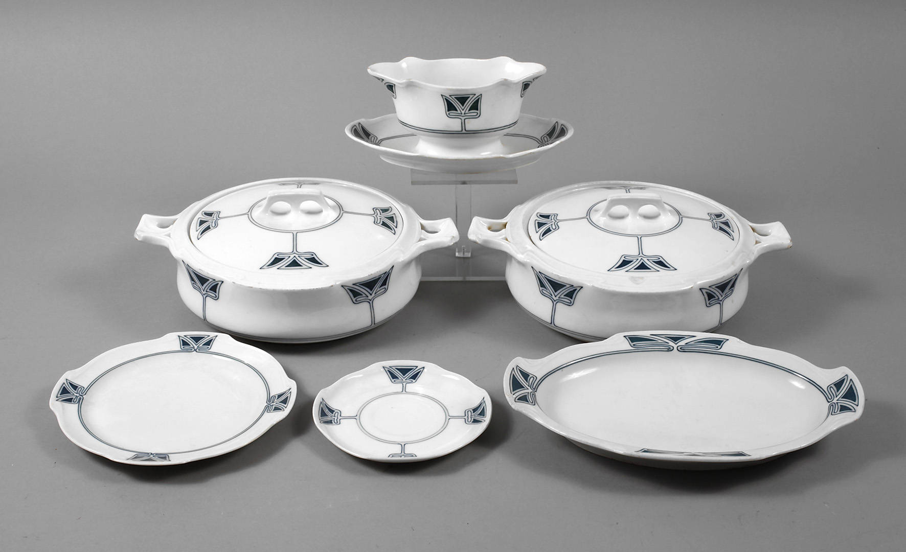 Burgau sechs Teile Jugendstil