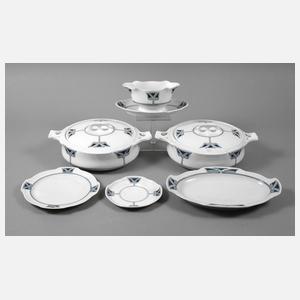 Burgau sechs Teile Jugendstil