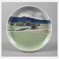Meissen Teller Landschaftsdekor111