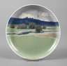 Meissen Teller Landschaftsdekor