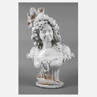 Übergroße Jugendstilbüste111