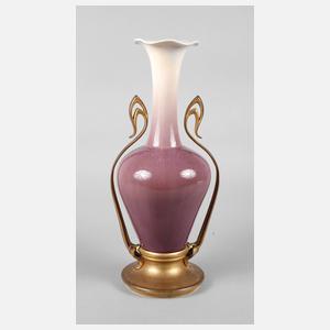 Jugendstilvase mit Bronzemontierung