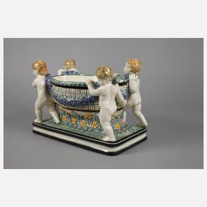 Karlsruhe Jardiniere mit vier Putten