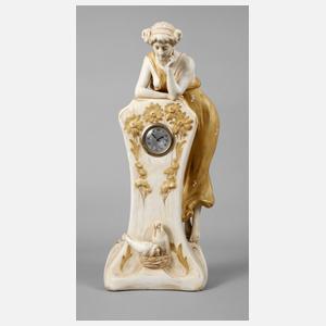 Royal Dux Figürliche Tischuhr