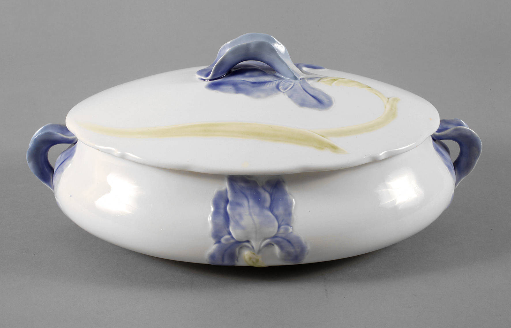 Wächtersbach Deckelterrine ”Blaue Iris”