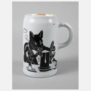 Villeroy & Boch karikativer Bierkrug