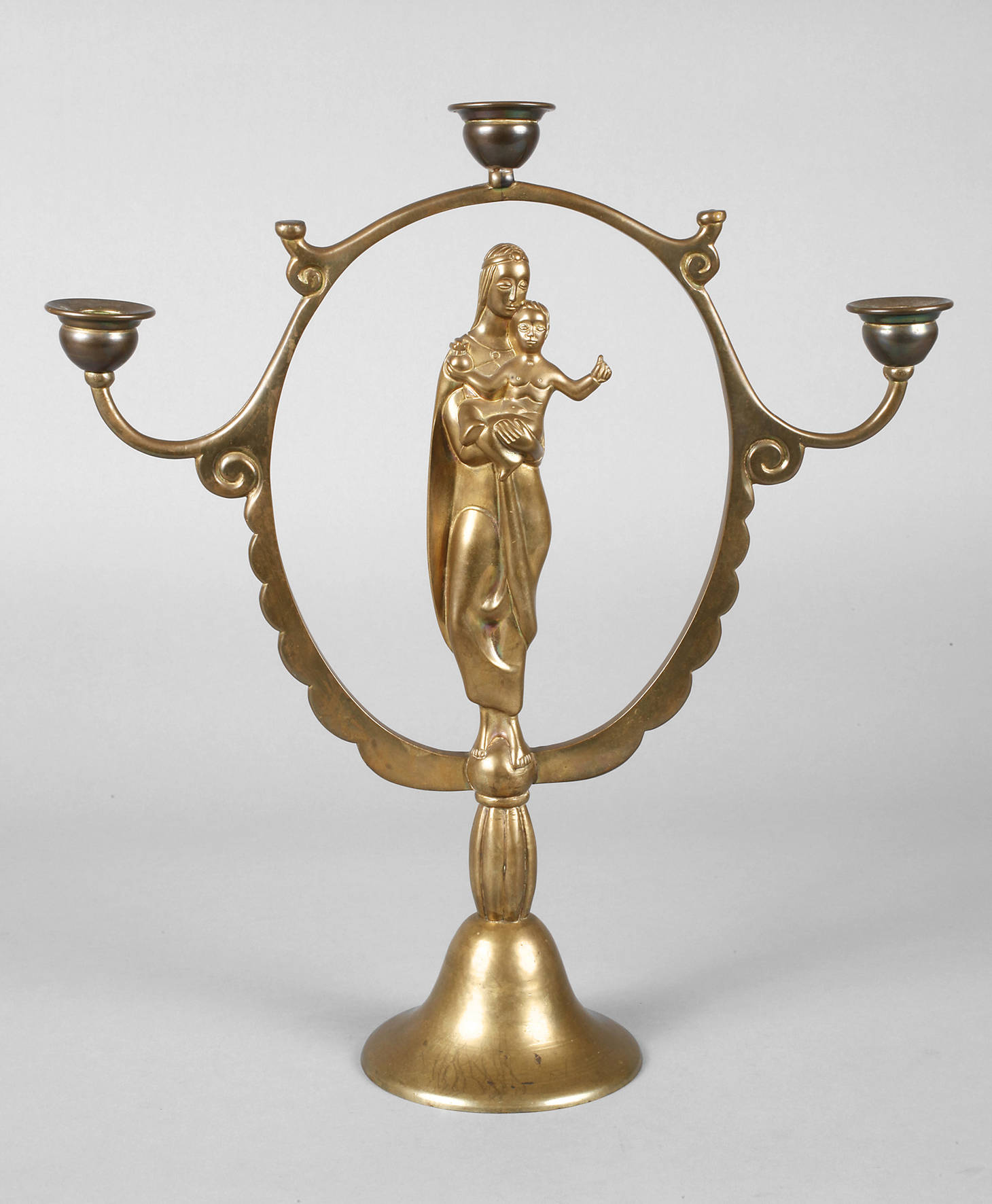 Albert Gustav Bunge figürlicher Kerzenleuchter