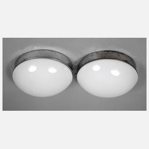 Paar Deckenlampen