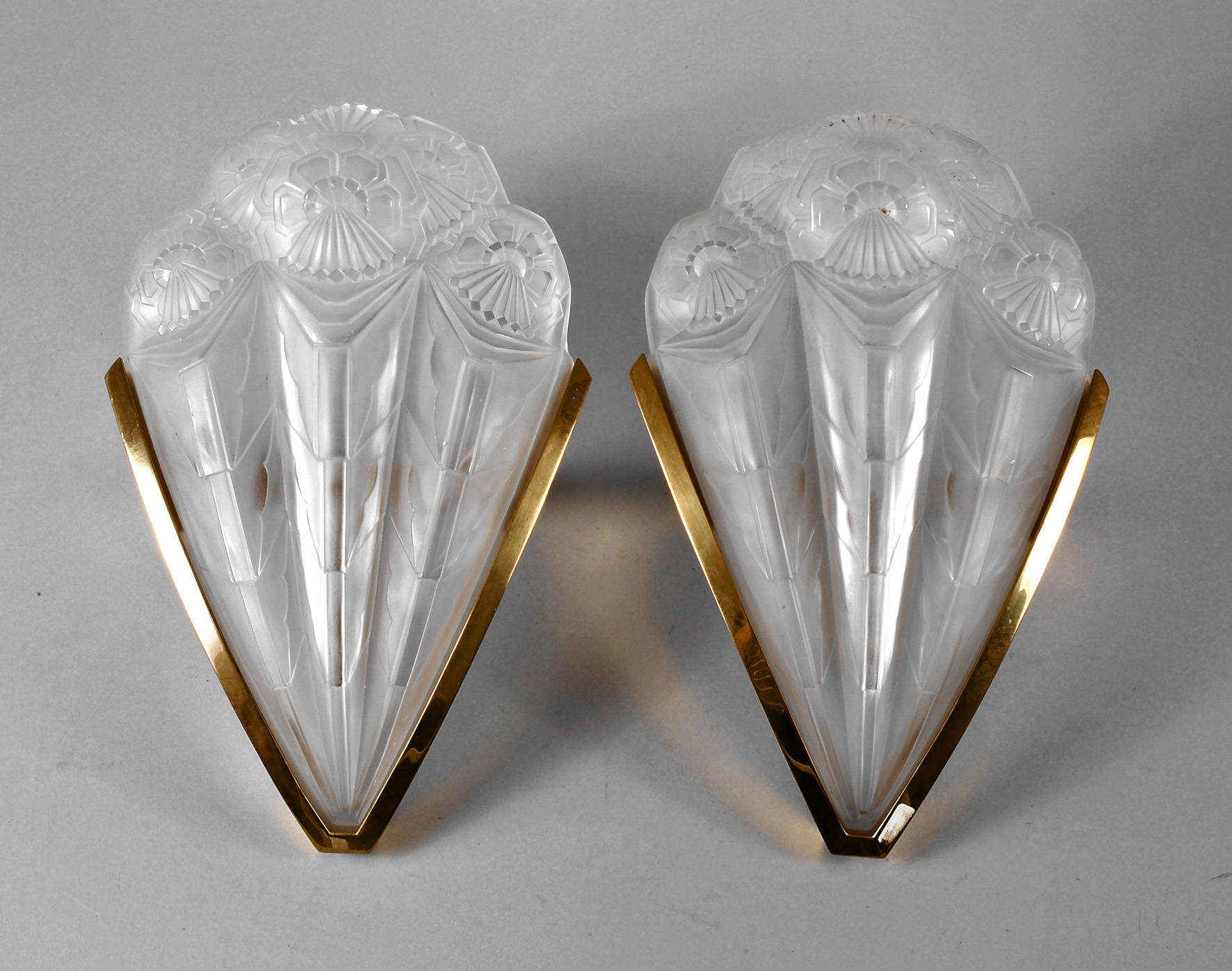 Paar Wandlampen Art déco