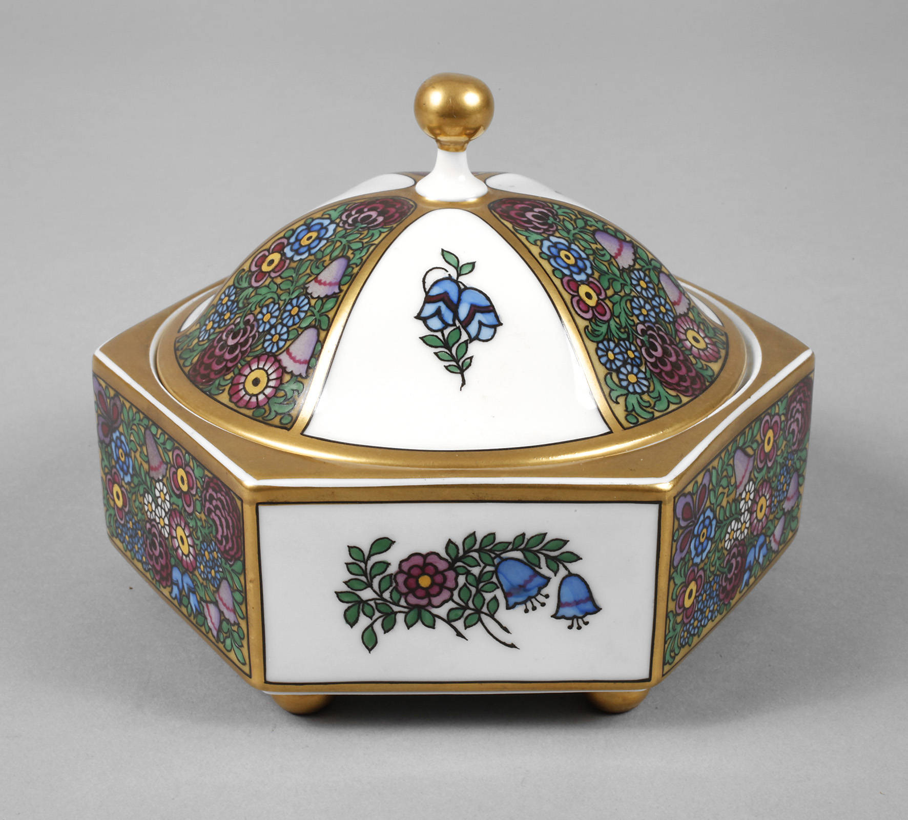 Hutschenreuther Deckeldose Art déco