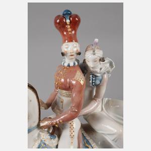 Meissen ”Türke und Türkin zu Pferde”